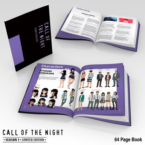 Call of the Night (Season 1) Premium Box Set 64 Page Book