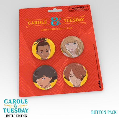 Carole & Tuesday Premium Box Set Button Set
