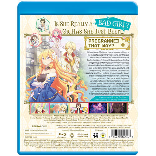 Endo and Kobayashi Live! The Latest on Tsundere Villainess Lieselotte Complete Collection Blu-ray Back Cover