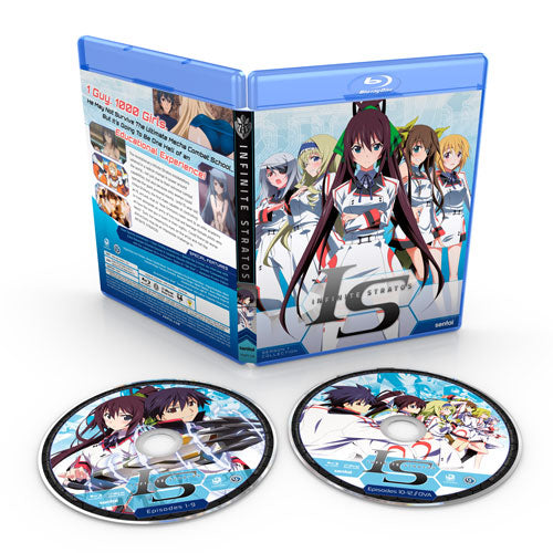 Infinite Stratos (Season 1) Collection Blu-ray Disc Spread