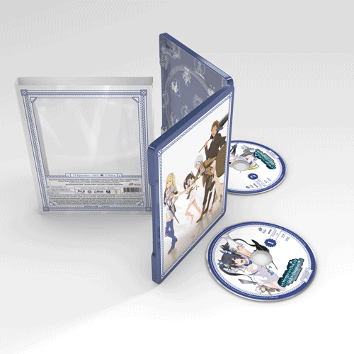 Is It Wrong to Try to Pick Up Girls in a Dungeon? Season 1 SteelBook Blu-ray Turntable Scene