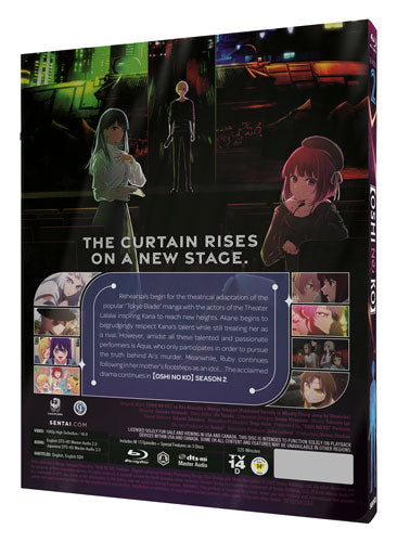 OSHI NO KO Season 2 Limited Edition SteelBook Blu-ray Back Cover