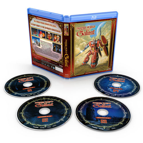 Panzer World Galient Complete Series Blu-ray Disc Spread