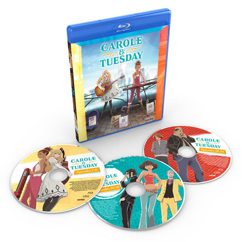 Carole & Tuesday Complete Collection Blu-ray Disc Spread