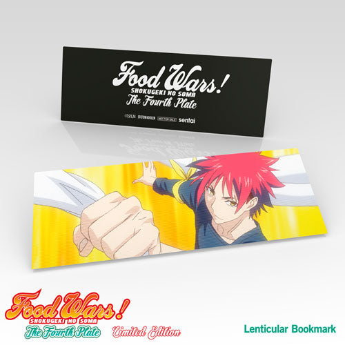 Food Wars! The Fourth Plate Premium Box Set Lenticular Bookmark