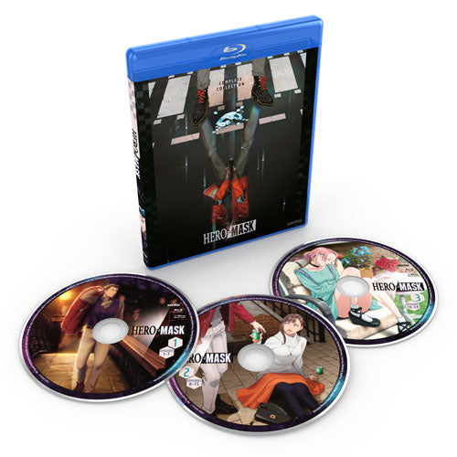 HERO MASK Seasons 1 & 2 Complete Collection Blu-ray Disc Spread