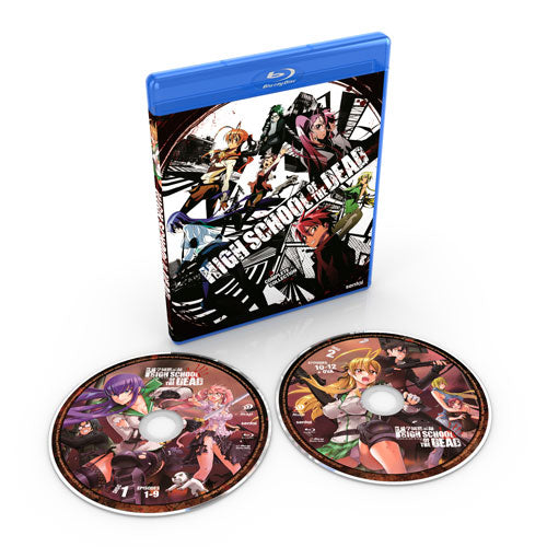 High School of the Dead Complete Collection Blu-ray Disc Spread