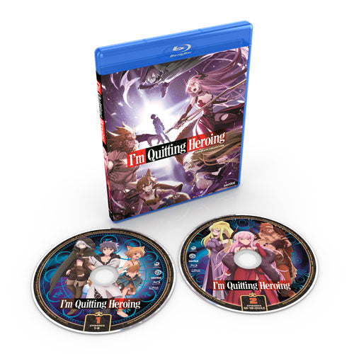 I'm Quitting Heroing Complete Collection Blu-ray Disc Spread