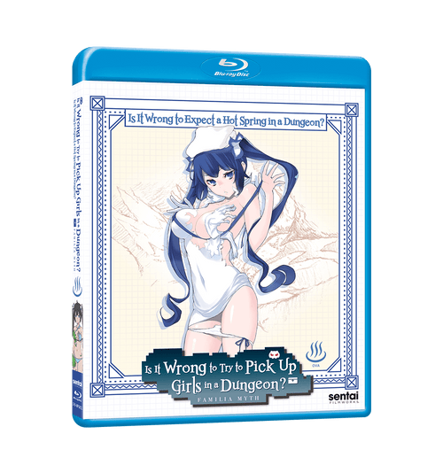 Is It Wrong to Expect a Hot Spring in a Dungeon? OVA Blu-ray Front Cover