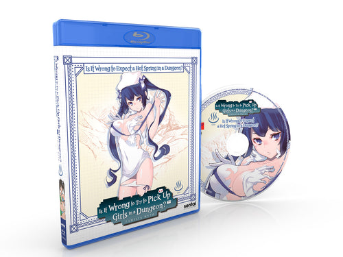 Is It Wrong to Expect a Hot Spring in a Dungeon? OVA Blu-ray Disc Spread