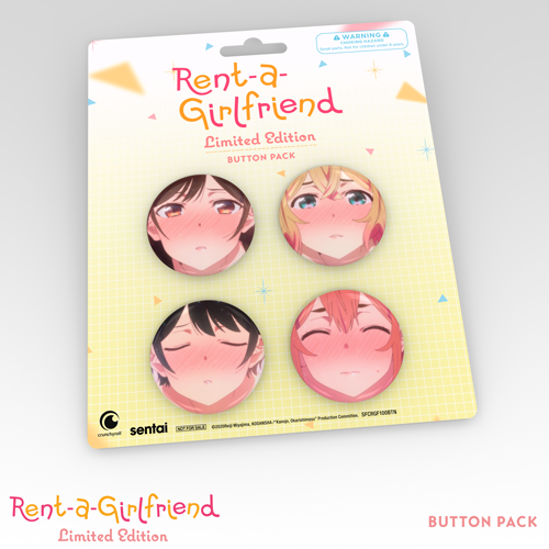 Rent-a-Girlfriend (Season 1) Premium Box Set Button Pack