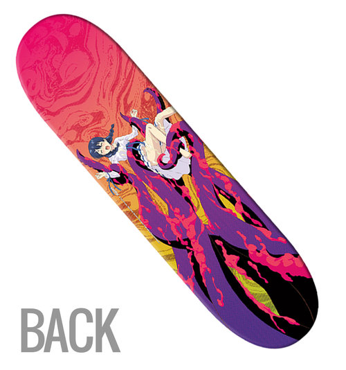 Food Wars! Flavors of the Deep Skateboard Deck Back