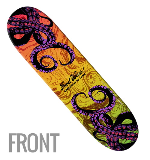 Food Wars! Flavors of the Deep Skateboard Deck Front