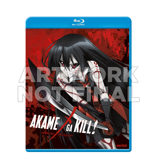 Akame ga Kill! Complete Collection Blu-ray Front Cover