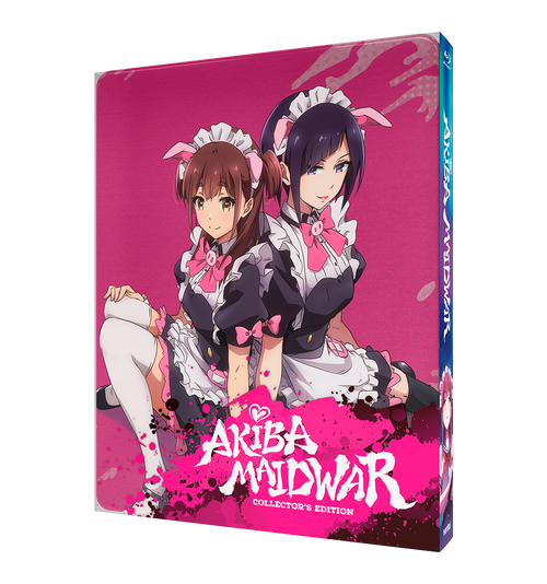 Akiba Maid War Limited Edition [SteelBook] Blu-ray Front Cover