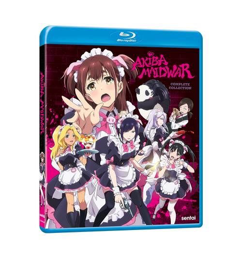 Akiba Maid War Complete Collection Blu-ray Front Cover