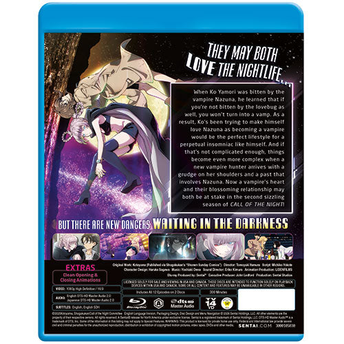 Call of the Night (Season 2) Collection Blu-ray Back Cover