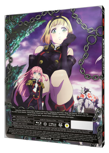 Chained Soldier Season 1 Limited Edition SteelBook Back Cover