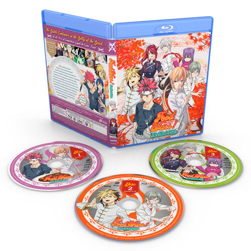 Food Wars! (Season 3) The Third Plate Complete Collection Blu-ray Disc Spread