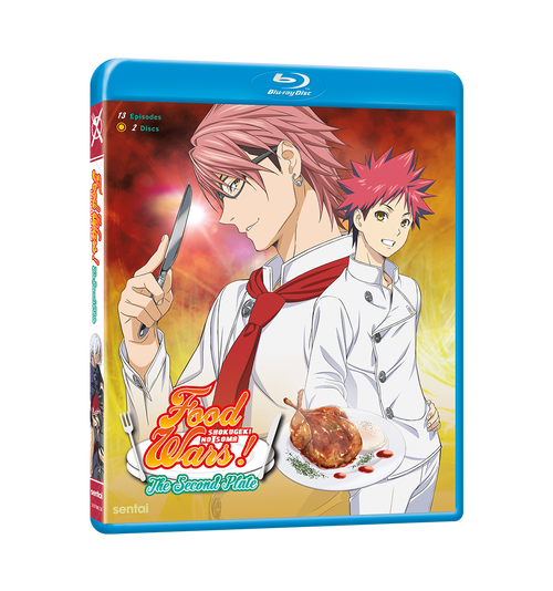 Food Wars! The Second Plate Complete Collection Blu-ray Front Cover