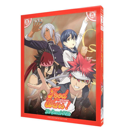 Food Wars! (Season 2) The Second Plate Limited Edition SteelBook Front Cover