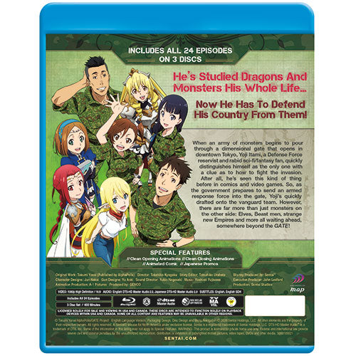 GATE Complete Collection Blu-ray Back Cover
