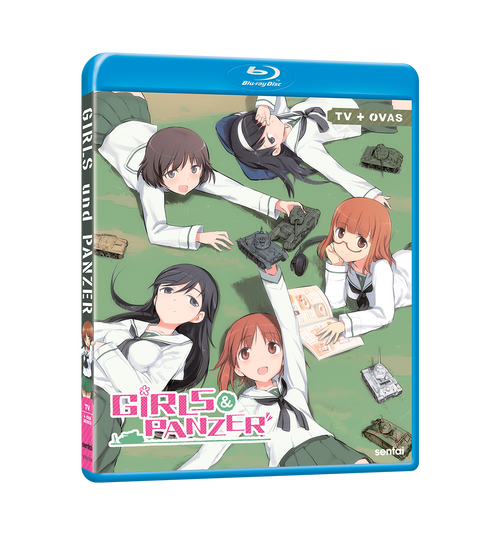 Girls und Panzer (TV Series + OVA) Collection Blu-ray Front Cover