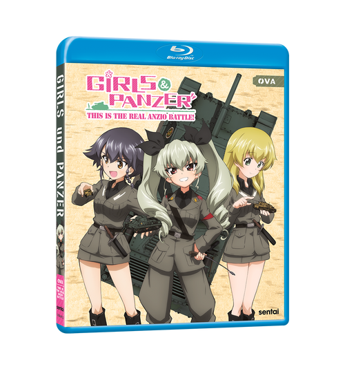 Girls und Panzer: This is the Real Anzio Battle! Blu-ray Front Cover