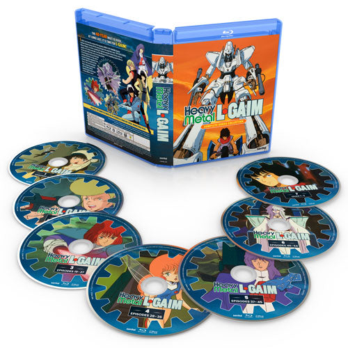 Heavy Metal L-Gaim Complete Series Collection Blu-ray Disc Spread