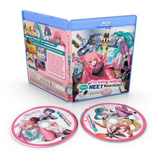 I'm Living with an Otaku NEET Kunoichi? Complete Collection Blu-ray Disc Spread