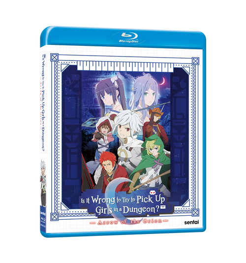 Is It Wrong to Try to Pick Up Girls in a Dungeon? Arrow of the Orion Blu-ray Front Cover