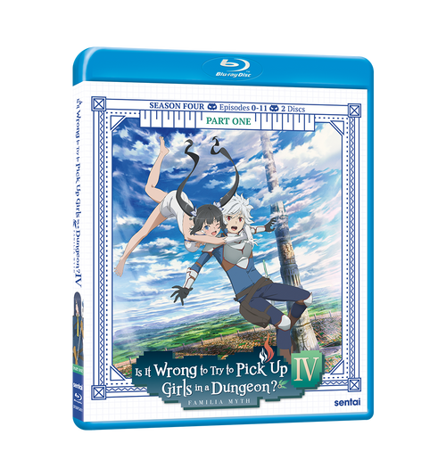 Is It Wrong to Try to Pick Up Girls in a Dungeon? IV - Part 1 Blu-ray Front Cover