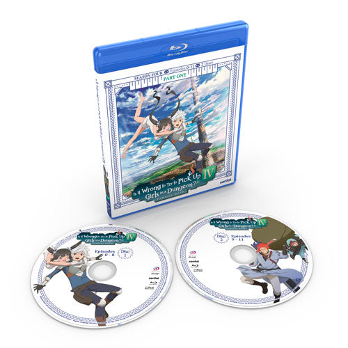 Is It Wrong to Try to Pick Up Girls in a Dungeon? IV - Part 1 Blu-ray Disc Spread