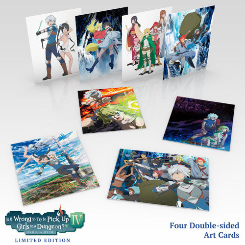 Is It Wrong to Try to Pick Up Girls in a Dungeon? IV Premium Box Set Double-sided Art Cards
