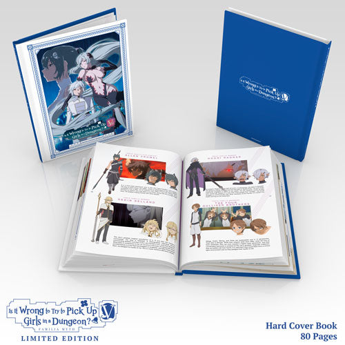 Is It Wrong to Try to Pick Up Girls in a Dungeon? V 80-Page Hard Cover Book