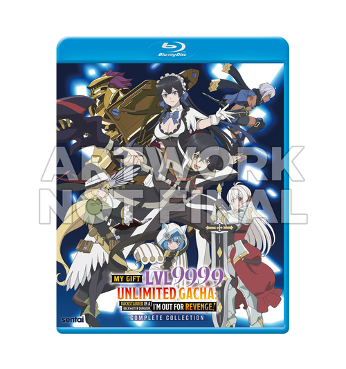 My Gift Lvl 9999 Unlimited Gacha (Season 1) Collection Blu-ray Front Cover