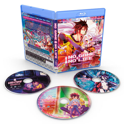 No Game, No Life (TV + Movie) Collection Blu-ray Disc Spread