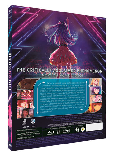 OSHI NO KO (Season 1) Limited Edition [SteelBook] Blu-ray Back Cover