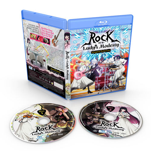 Rock is a Lady's Modesty Complete Collection Blu-ray Disc Spread