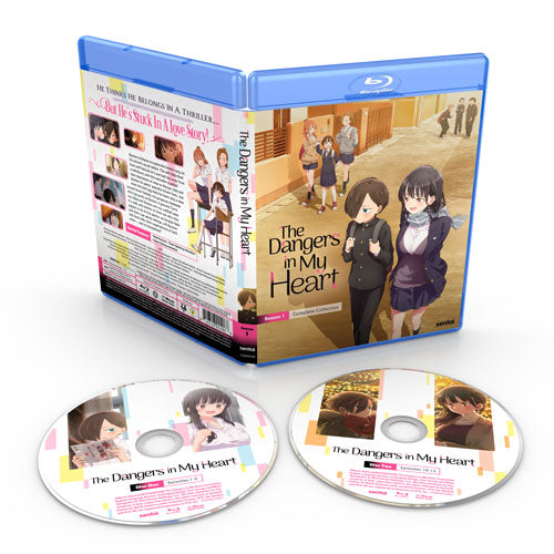 The Dangers in My Heart (Season 1) Complete Collection Blu-ray Disc Spread