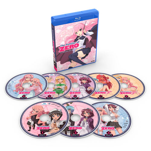 The Familiar of Zero Complete Series Blu-ray Disc Spread