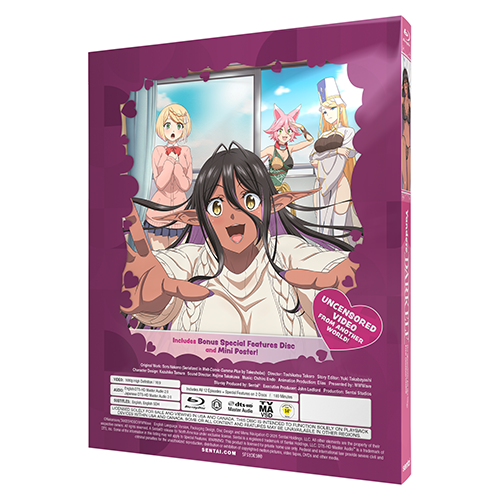 Yandere Dark Elf Limited Edition SteelBook Back Cover