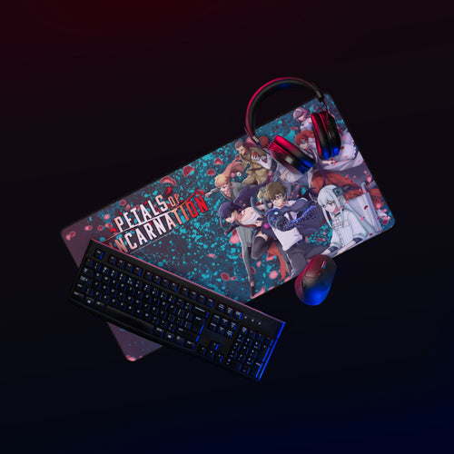 Petals of Reincarnation - Official Key Art Desk Mat (16"x32") Scene