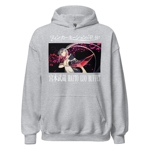 Petals of Reincarnation - Haito Luo Buffet Hoodie (Sports Grey)