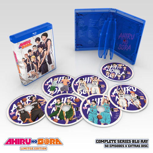 Ahiru no Sora Seasons 1-4 Premium Box Set Blu-ray Disc Spread