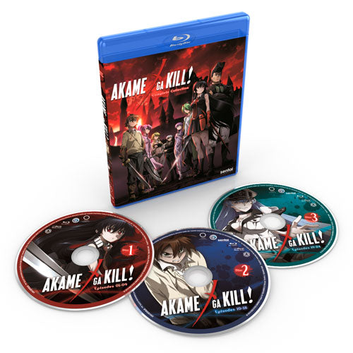 Akame ga Kill! Complete Collection Blu-ray Disc Spread