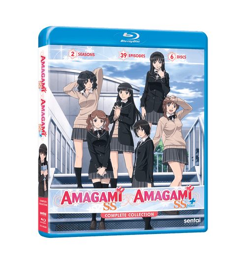 Amagami SS / Amagami SS Plus Complete Collection Blu-ray Front Cover
