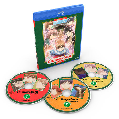 Chihayafuru Season 3 Complete Collection Blu-ray Disc Spread