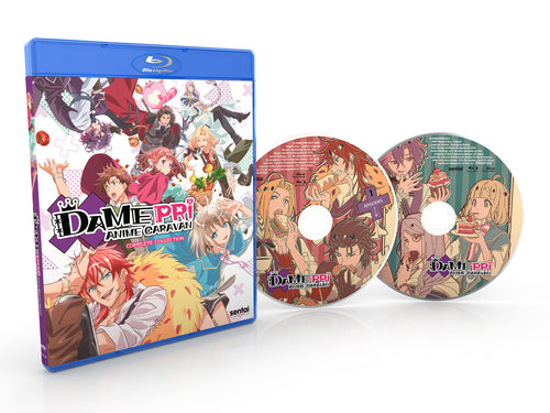 DAMEPRI ANIME CARAVAN Complete Collection Blu-ray Disc Spread