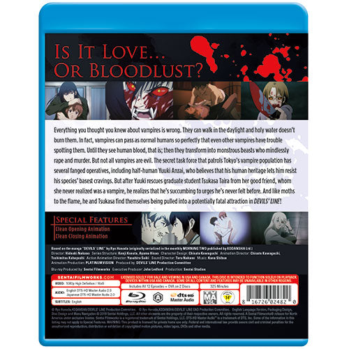 DEVILS' LINE Complete Collection Blu-ray Back Cover